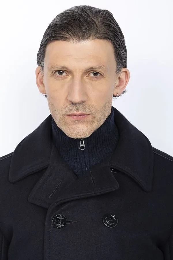 Abrigo Hombre Schott Caban 740C Navy