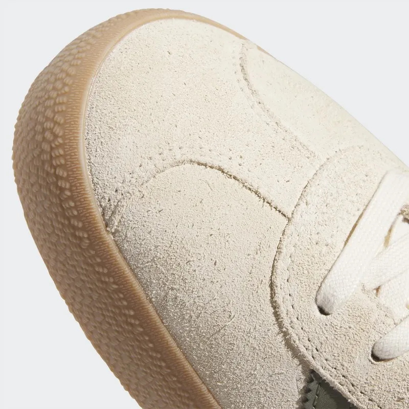 ADIDAS Gazelle ADV Ecru Tint / Focus Olive / Gum skate sneakers