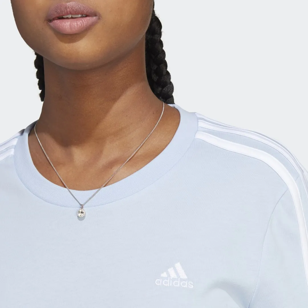 ADIDAS PERFORMANCE ESSENTIALS SLIM 3STRIPES TEE
