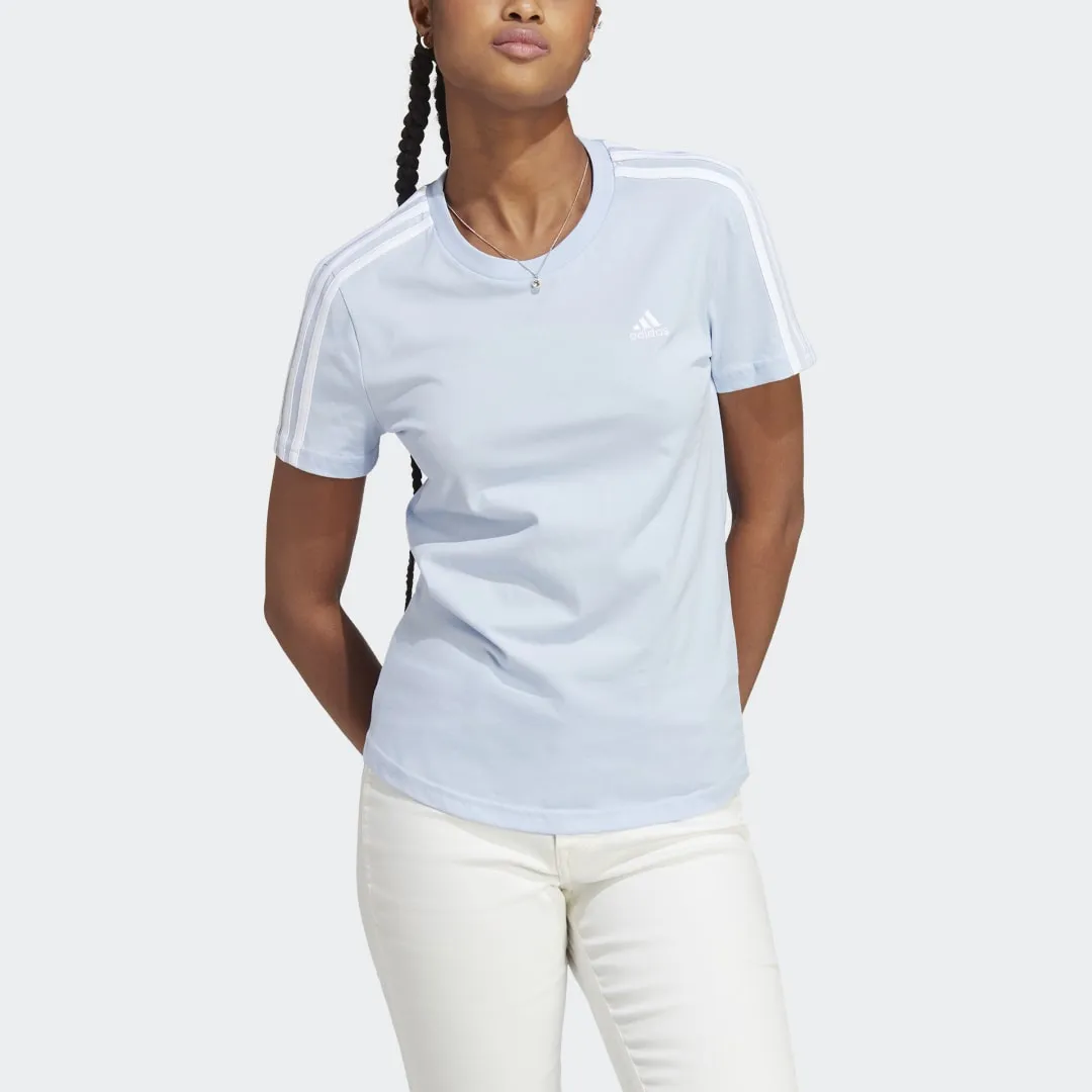 ADIDAS PERFORMANCE ESSENTIALS SLIM 3STRIPES TEE