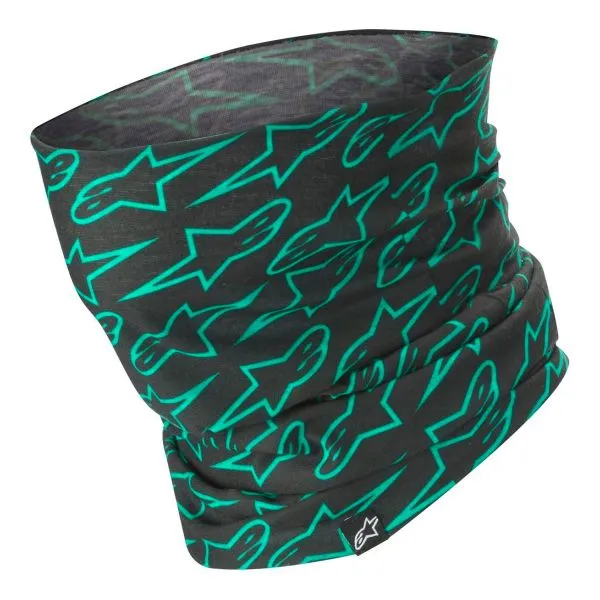 Alpinestars Astars Neck Tube Black Teal 