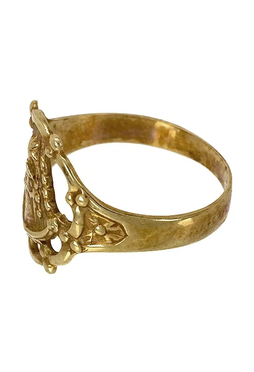ANILLO ORO AMARILLO 18K VIRGEN DEL ROCIO 005_00013504