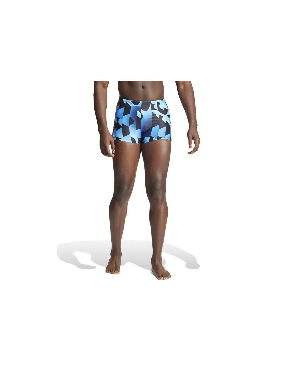 Bañador de Natación adidas Allover Print Hombre Azul