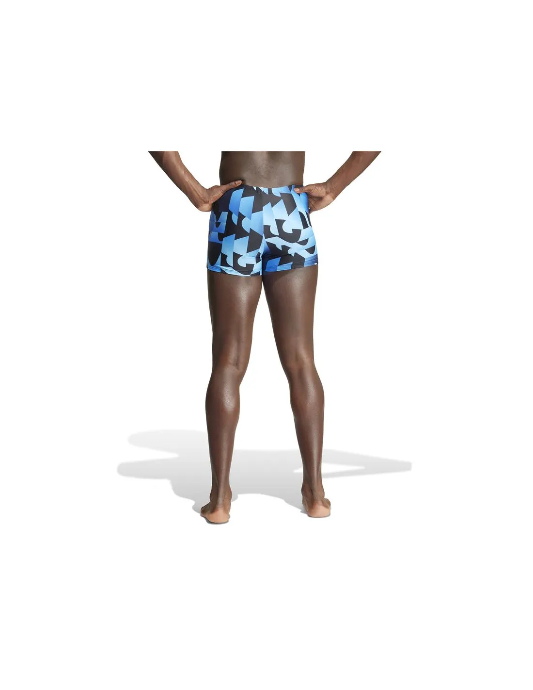 Bañador de Natación adidas Allover Print Hombre Azul