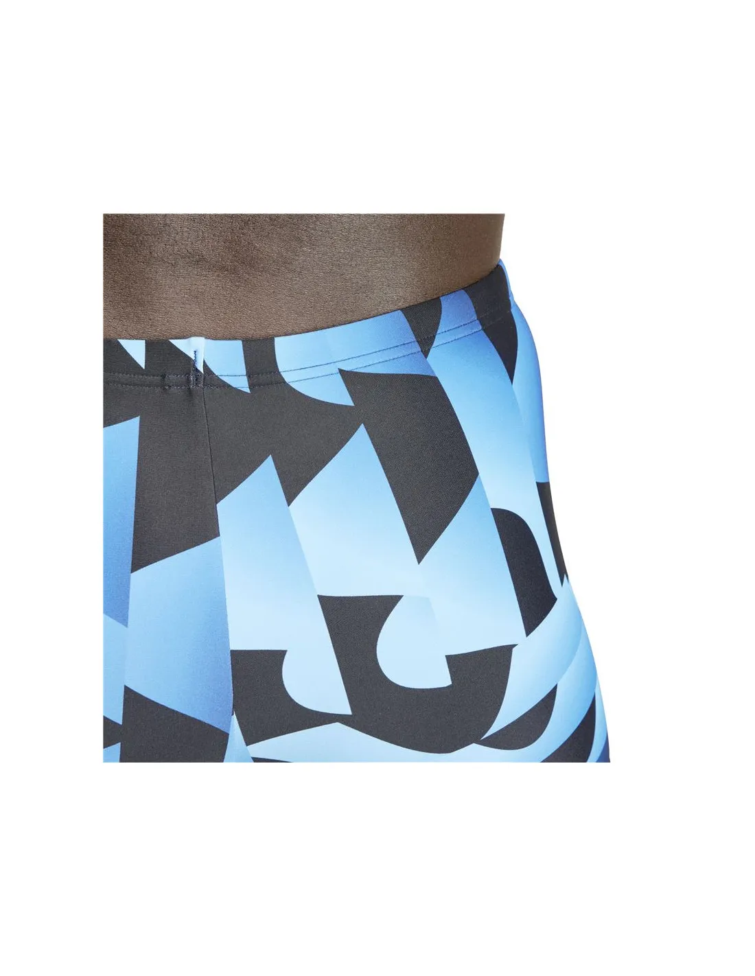 Bañador de Natación adidas Allover Print Hombre Azul