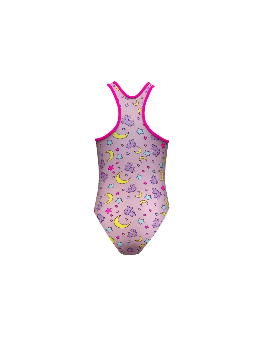 Bañador de Natación Ras Classic Back Pink Mujer