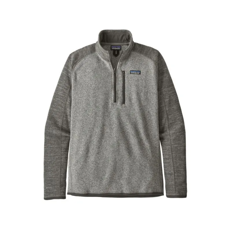 Better Sweater 1/4 Zip Patagonia Sweater para hombre (Nickel w/Forge Grey)