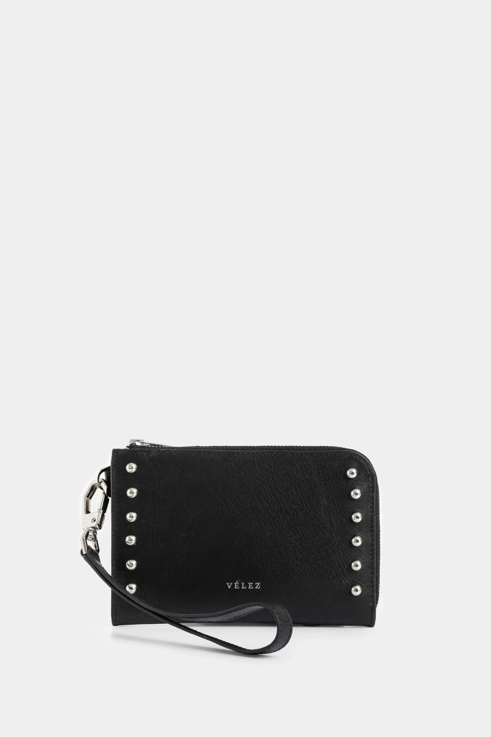 Billetera Holy de cuero para mujer taches