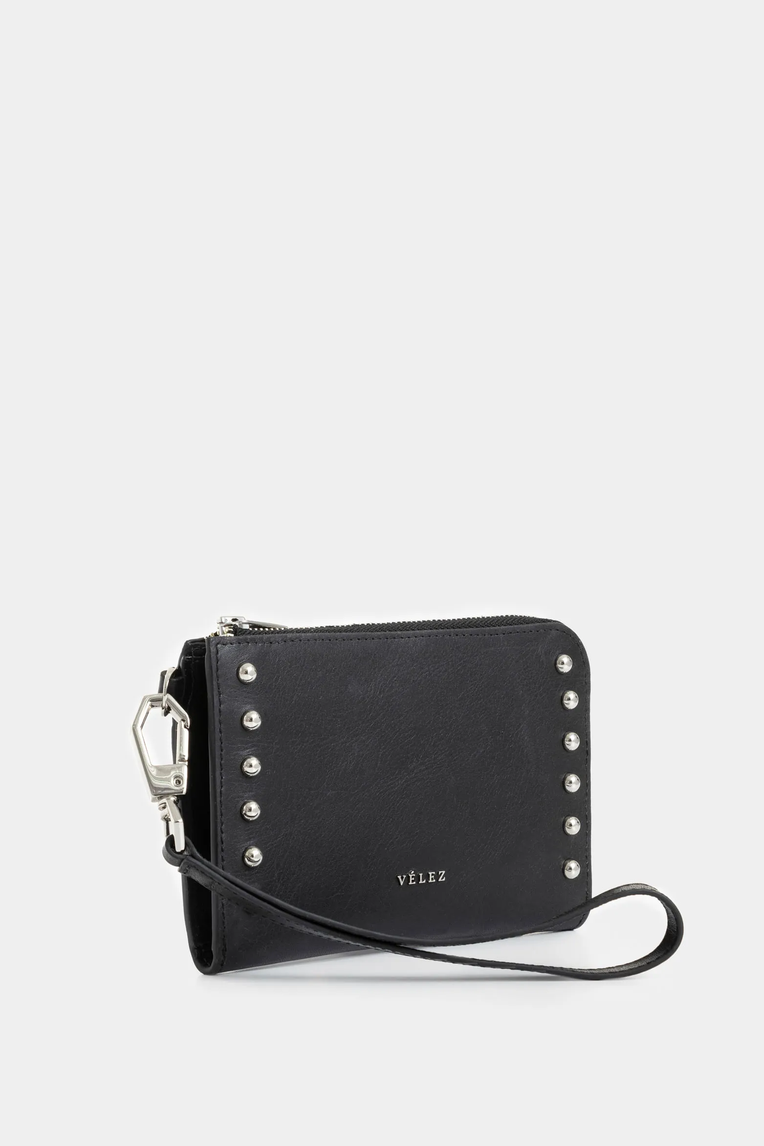 Billetera Holy de cuero para mujer taches