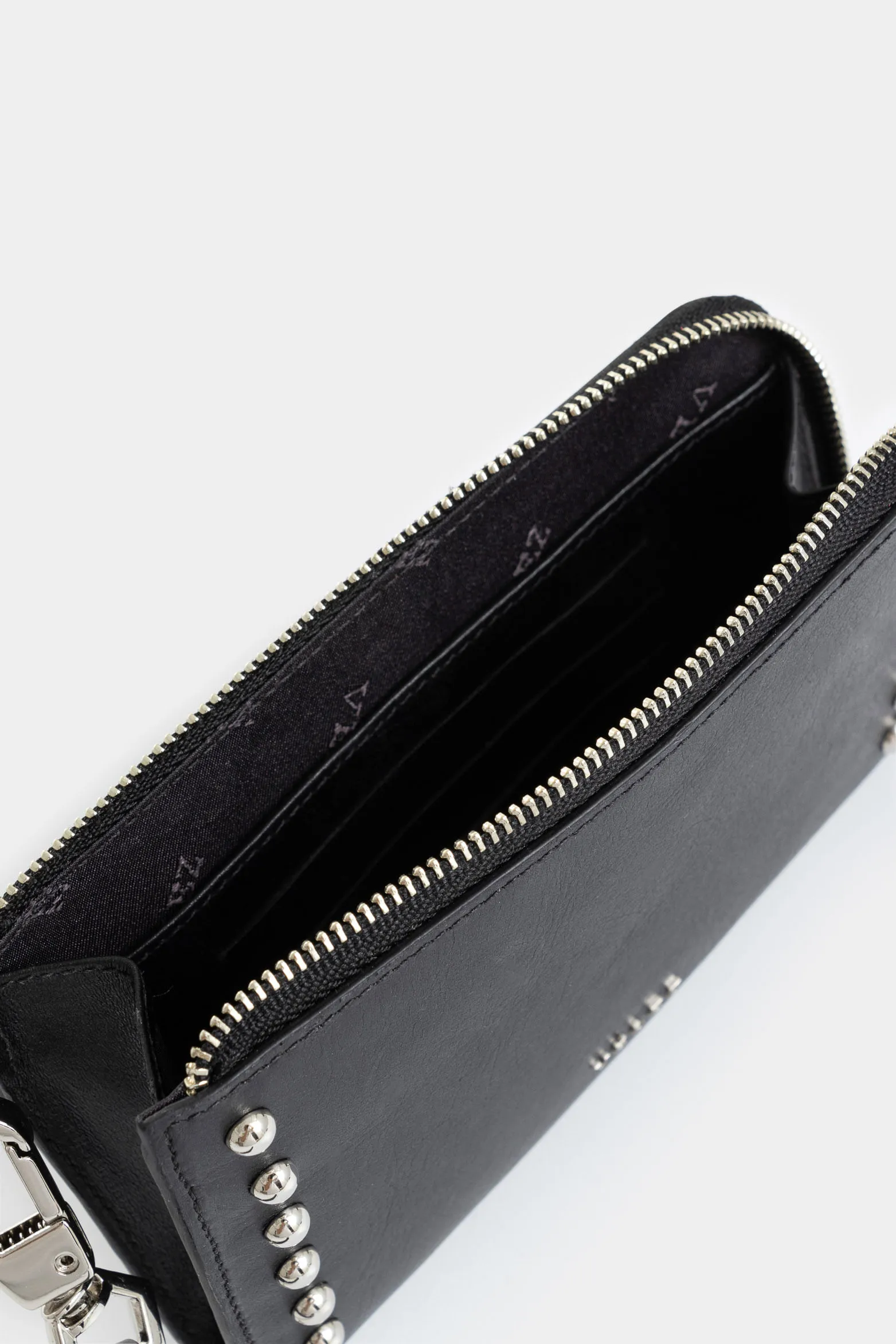 Billetera Holy de cuero para mujer taches