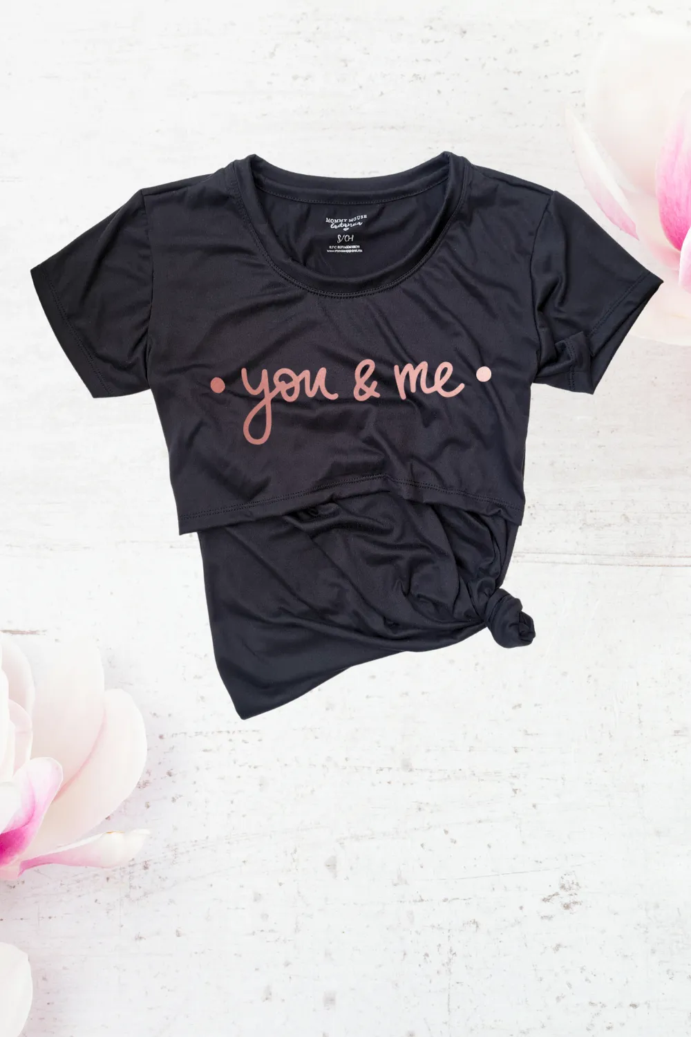 BLUSA MATERNIDADLACTANCIA MC ESTAMPADA. YOU AND ME FOIL