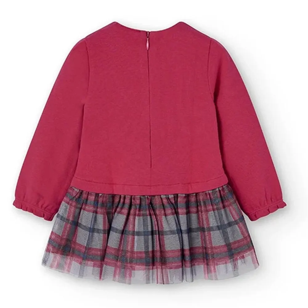 Boboli Vestido de bebe niña 705248 RUBI CORDONETS