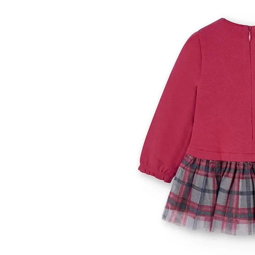 Boboli Vestido de bebe niña 705248 RUBI CORDONETS