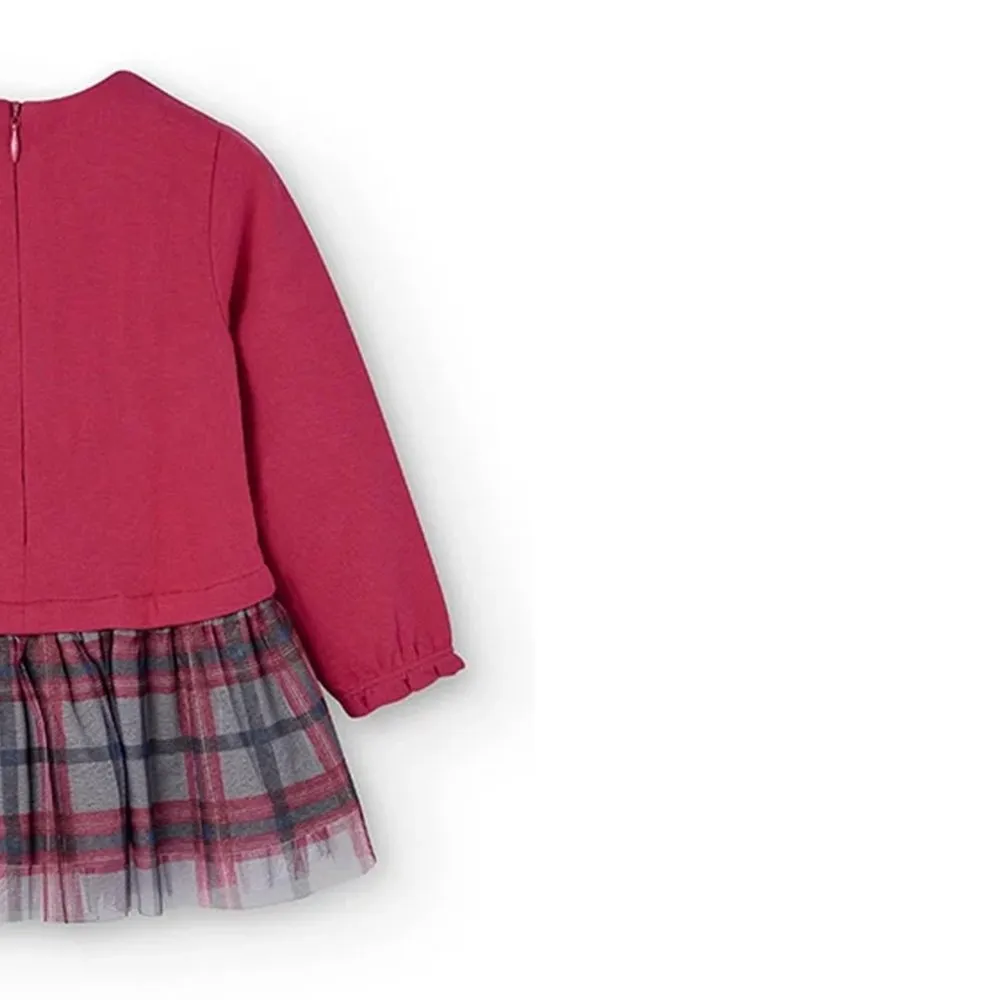 Boboli Vestido de bebe niña 705248 RUBI CORDONETS