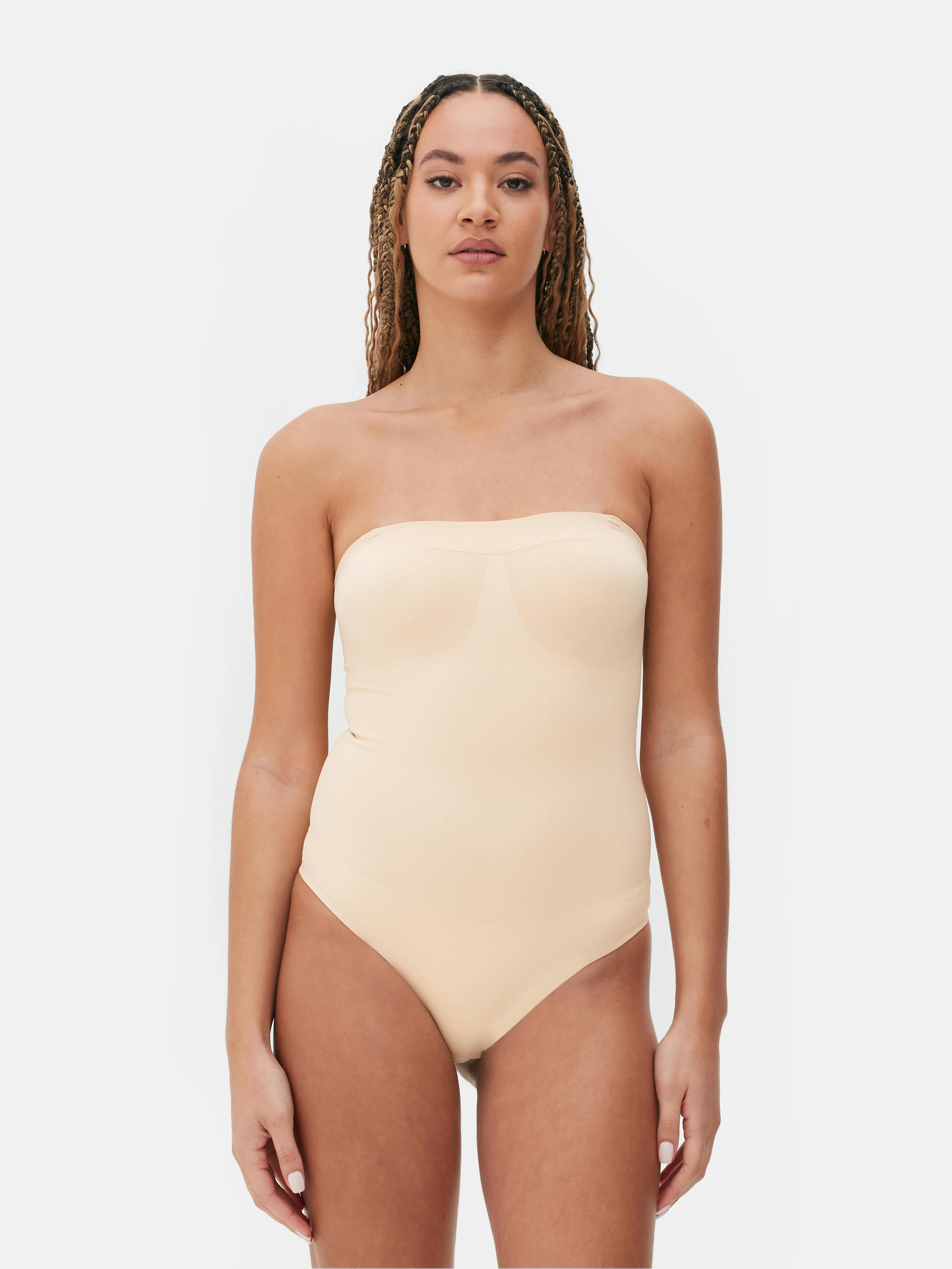 Body bandeau con tanga sin costuras