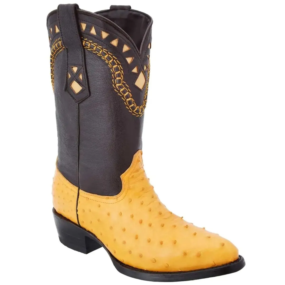BOTAS DE AVESTRUZ ORIGINAL HORMA PUNTAL WD183
