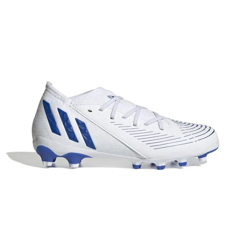 BOTAS DE FúTBOL JR  ADDIDAS PREDATOR EDGE.3 MG BLANCOAZUL  GZ2893