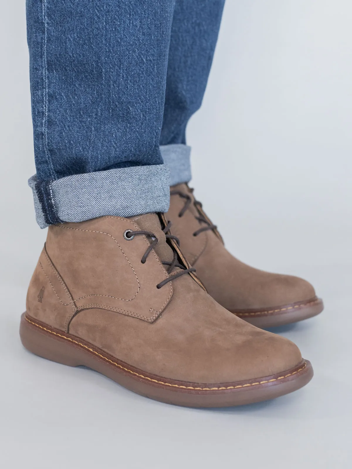 Botin Cuero Hombre Moines Café