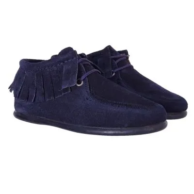 Botin niña flecos azul chuches