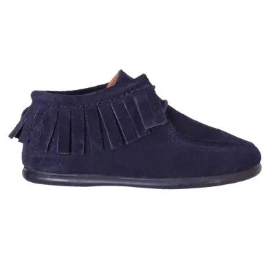 Botin niña flecos azul chuches