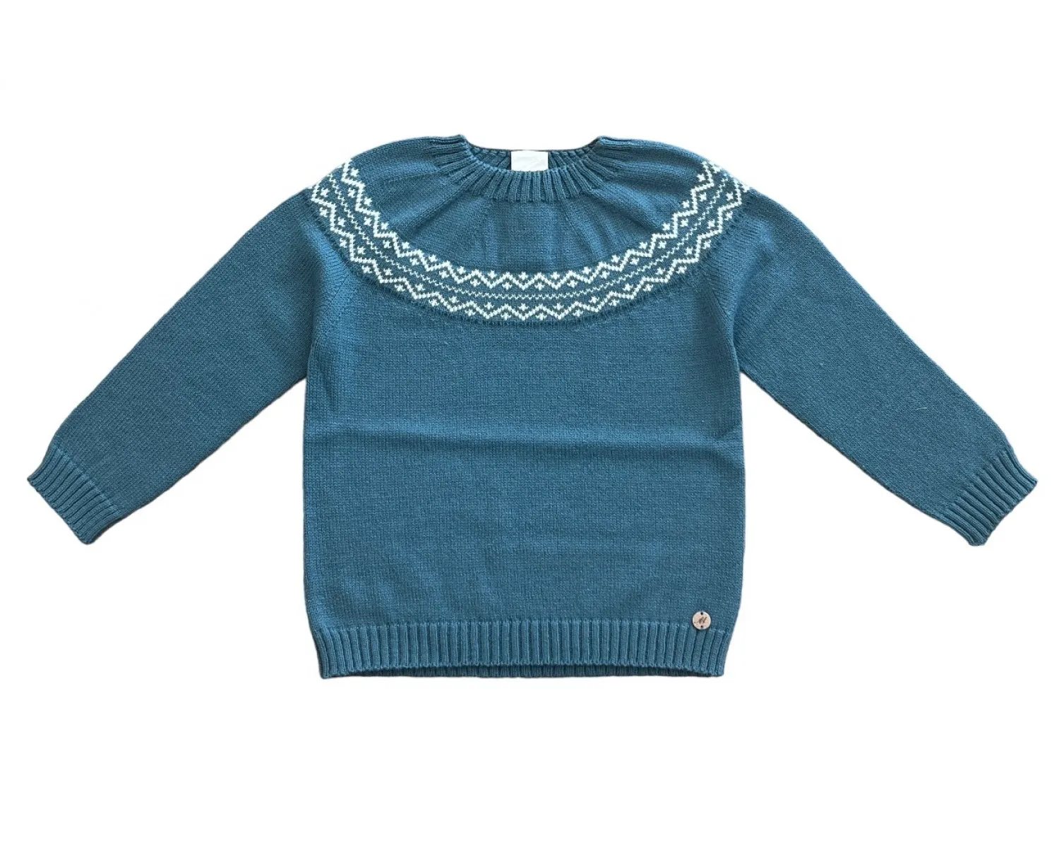 Boy's sweater with Greca Cyane collection
