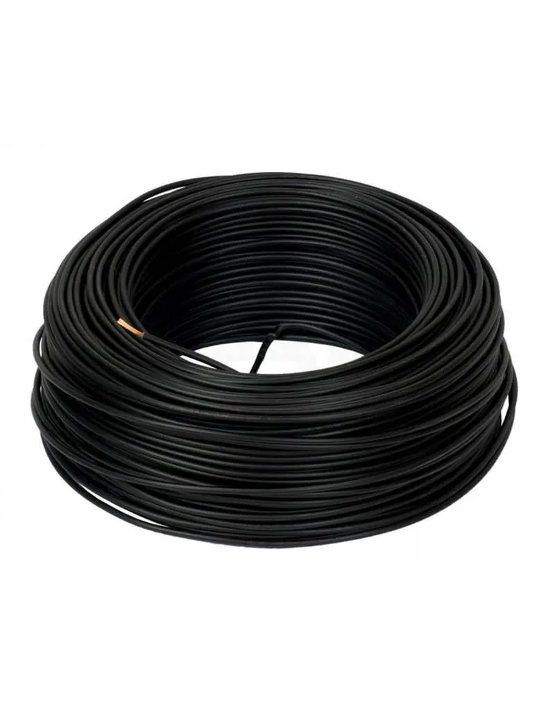 CABLE FLEXIBLE H07VK 1X4 MM² | NEGRO 100 METROS