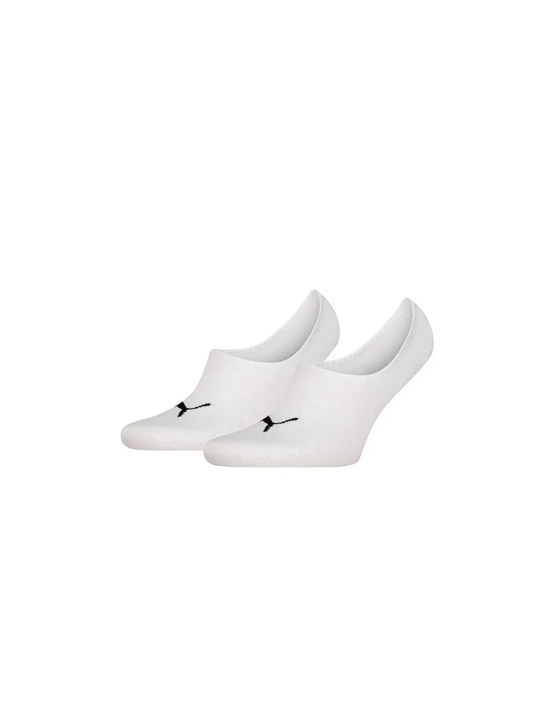 Calcetines de Puma Footie 2P Blanco