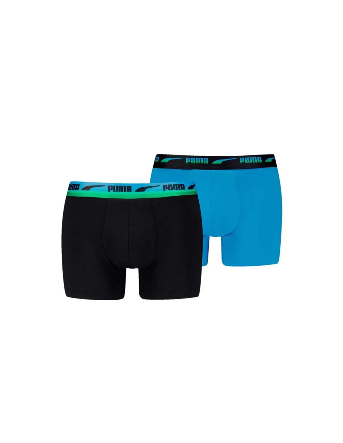 Calzoncillos de Puma Gradient Waistband 2P Hombre Negro/Azul