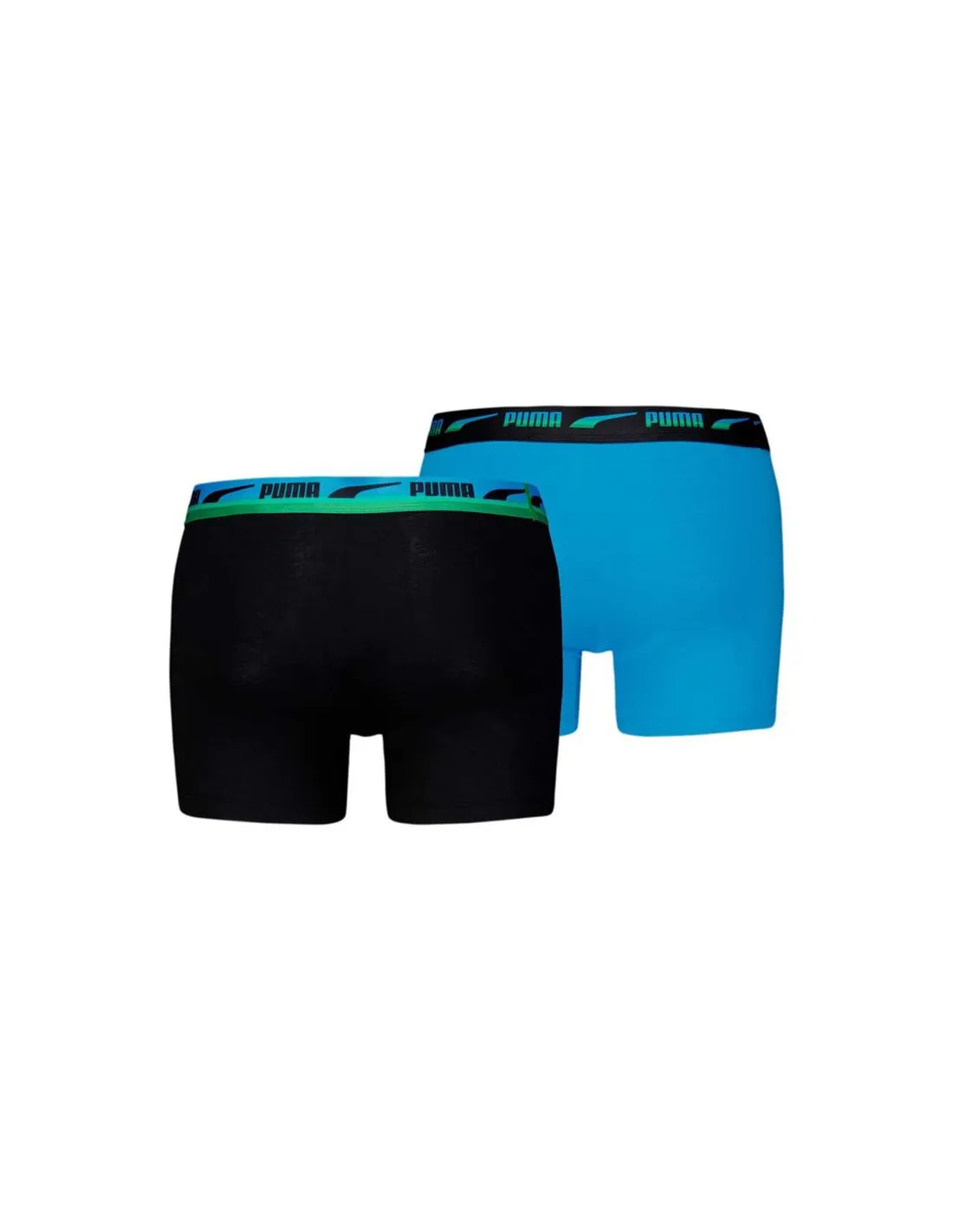 Calzoncillos de Puma Gradient Waistband 2P Hombre Negro/Azul