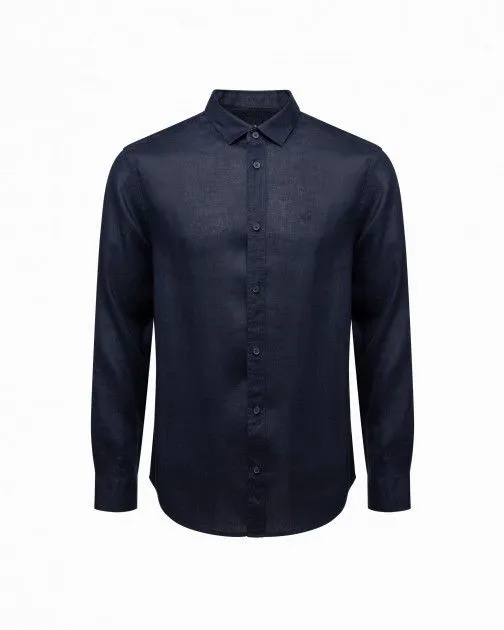 Camisa Armani Exchange 8NZC50 Azul