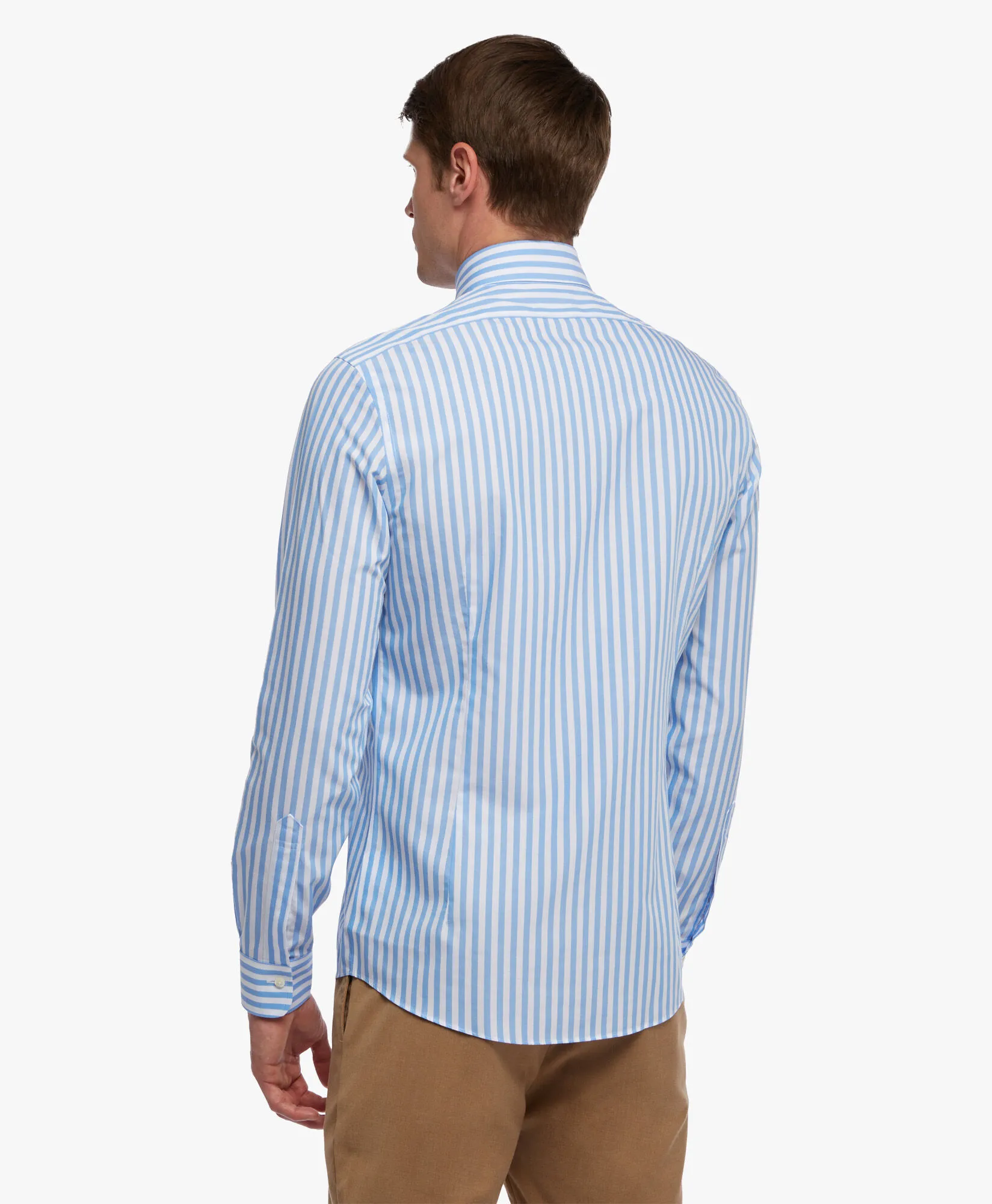 CAMISA AZUL PASTEL SLIM FIT NONIRON DE ALGODóN CON CUELLO BUTTON DOWN