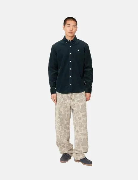 CAMISA CARHARTT MADISON CORD  DUCK BLUE / WAX