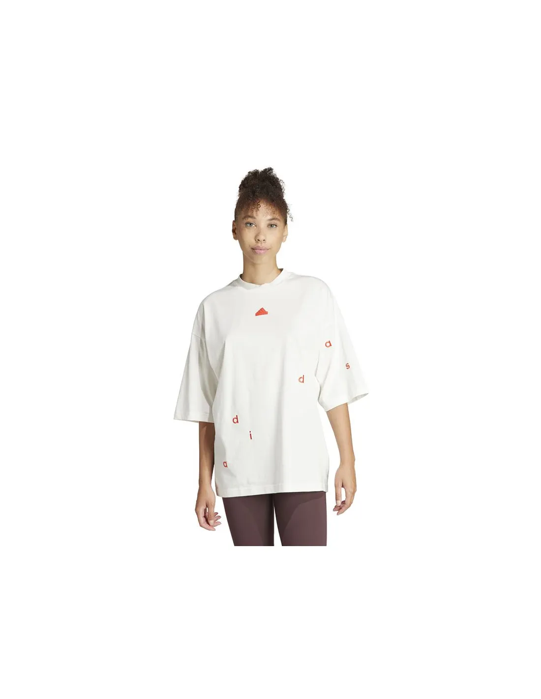 Camiseta adidas Bluv Q1 Mujer Blanca