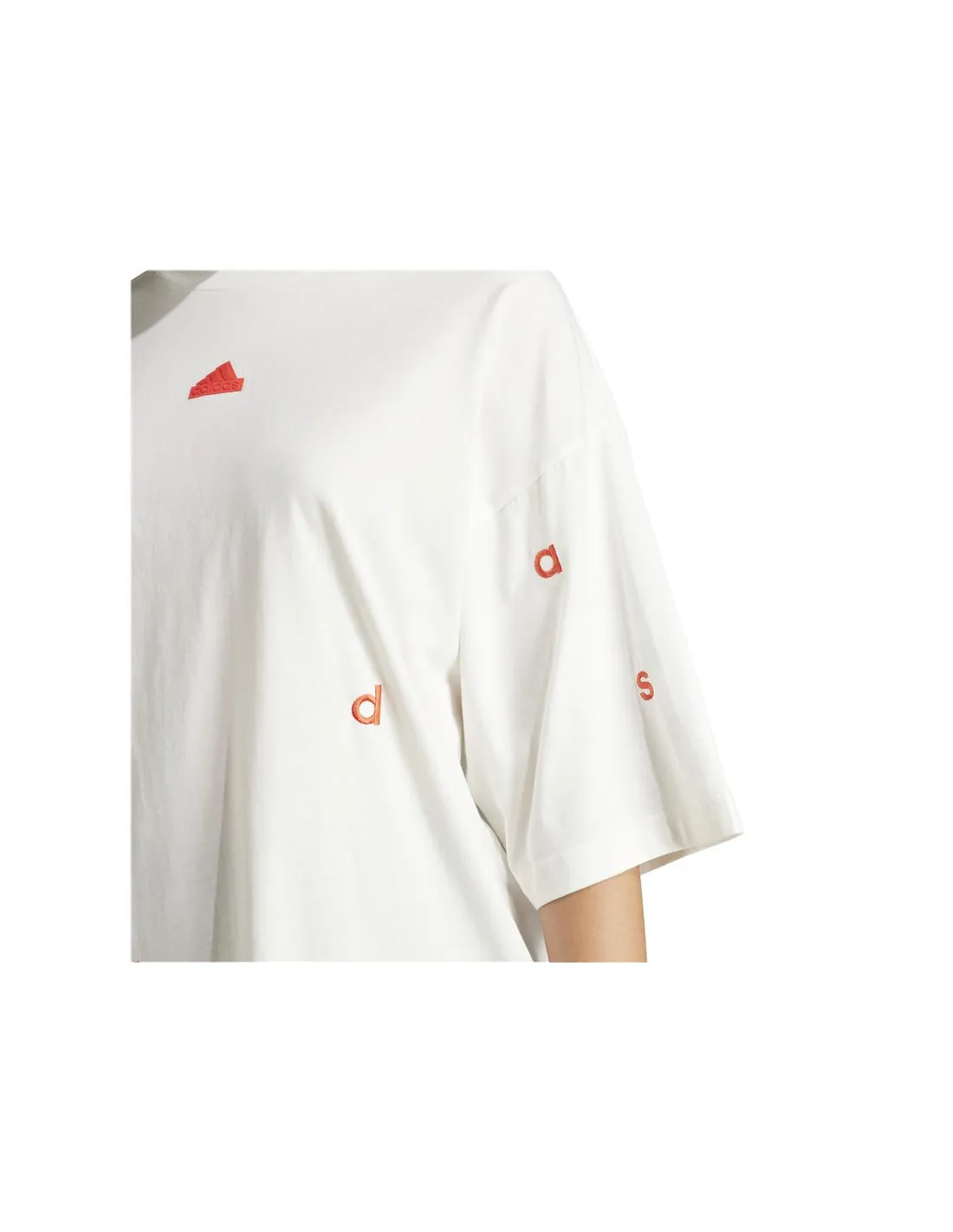 Camiseta adidas Bluv Q1 Mujer Blanca