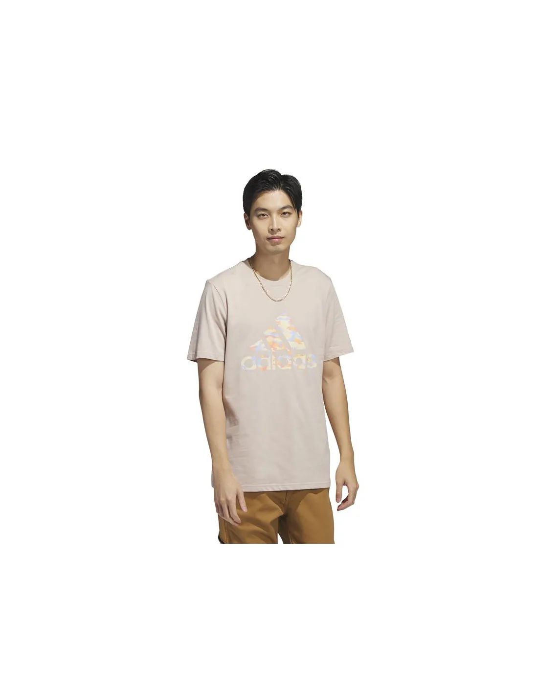 Camiseta adidas Camo Beige Hombre