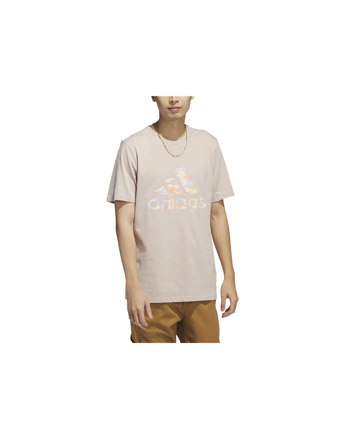 Camiseta adidas Camo Beige Hombre