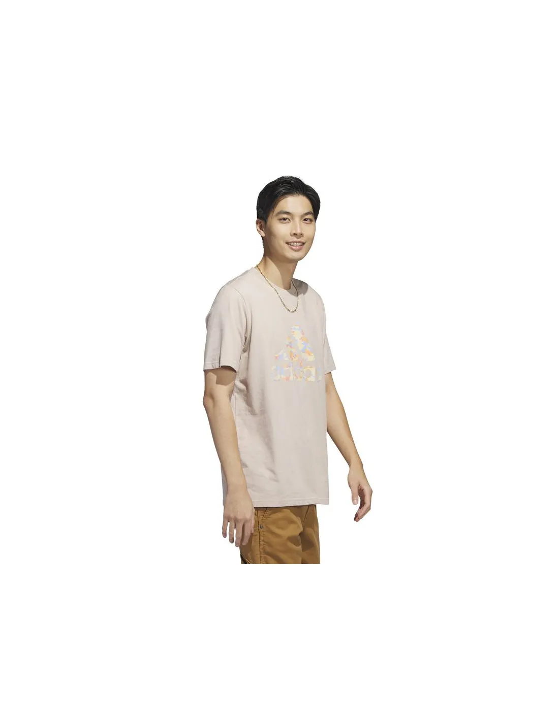 Camiseta adidas Camo Beige Hombre