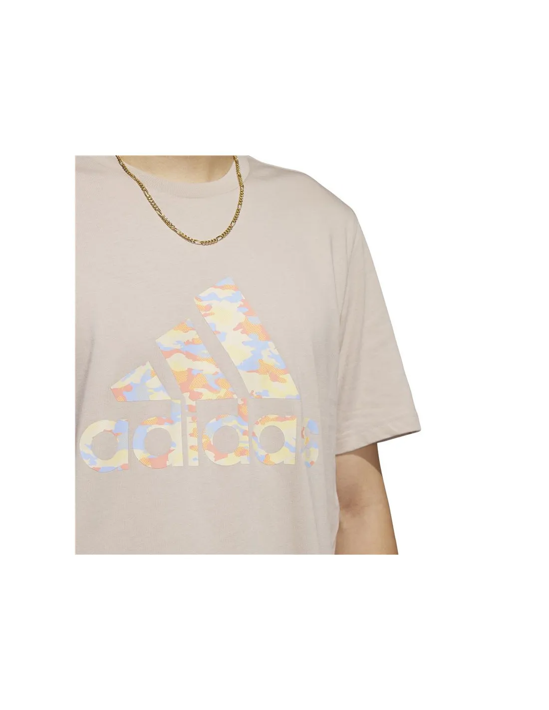Camiseta adidas Camo Beige Hombre