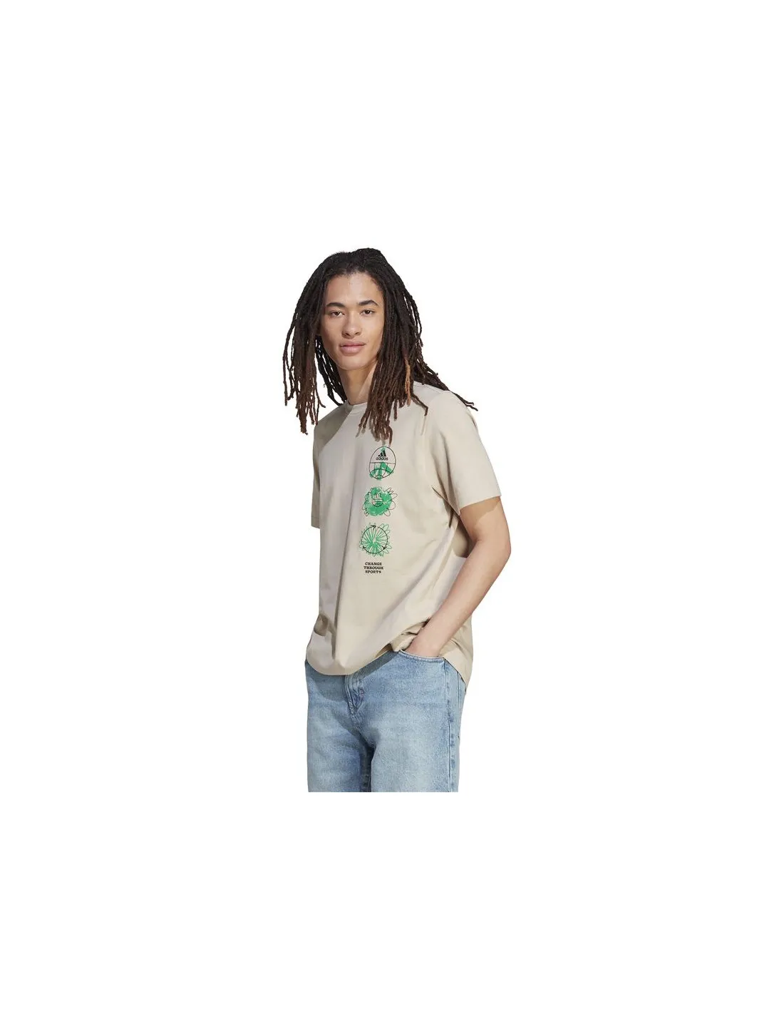 Camiseta adidas Change Triple Hombre