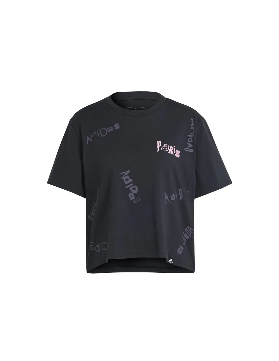 Camiseta adidas Par Gt1 Mujer Negro