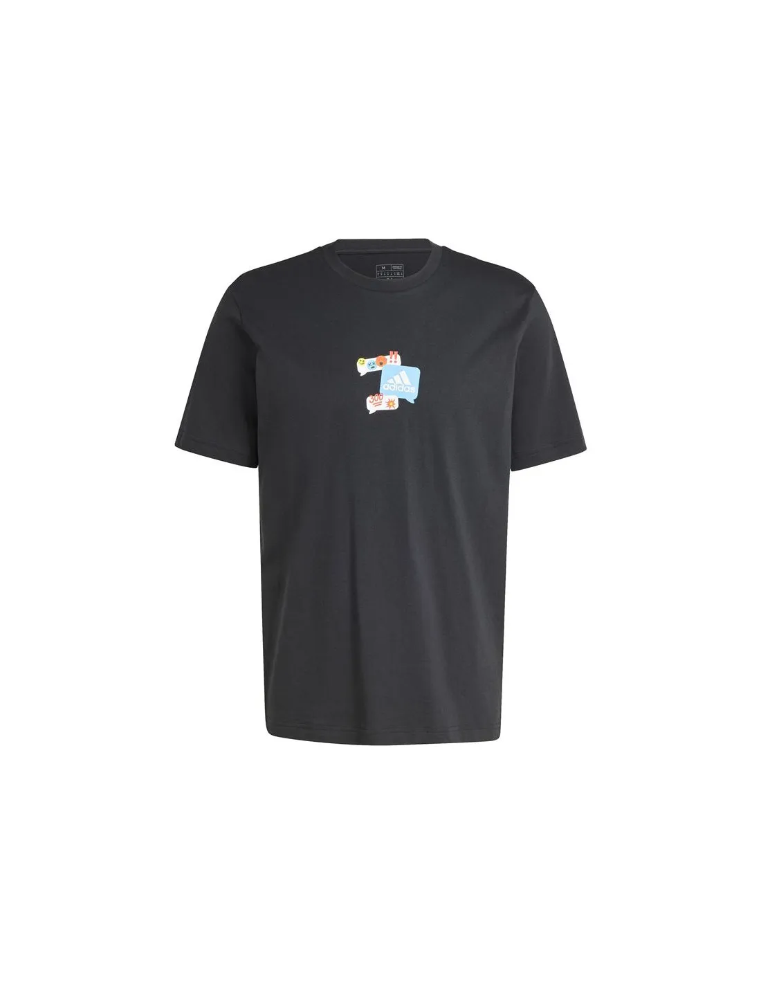Camiseta adidas Remoji Graphic Hombre Negro