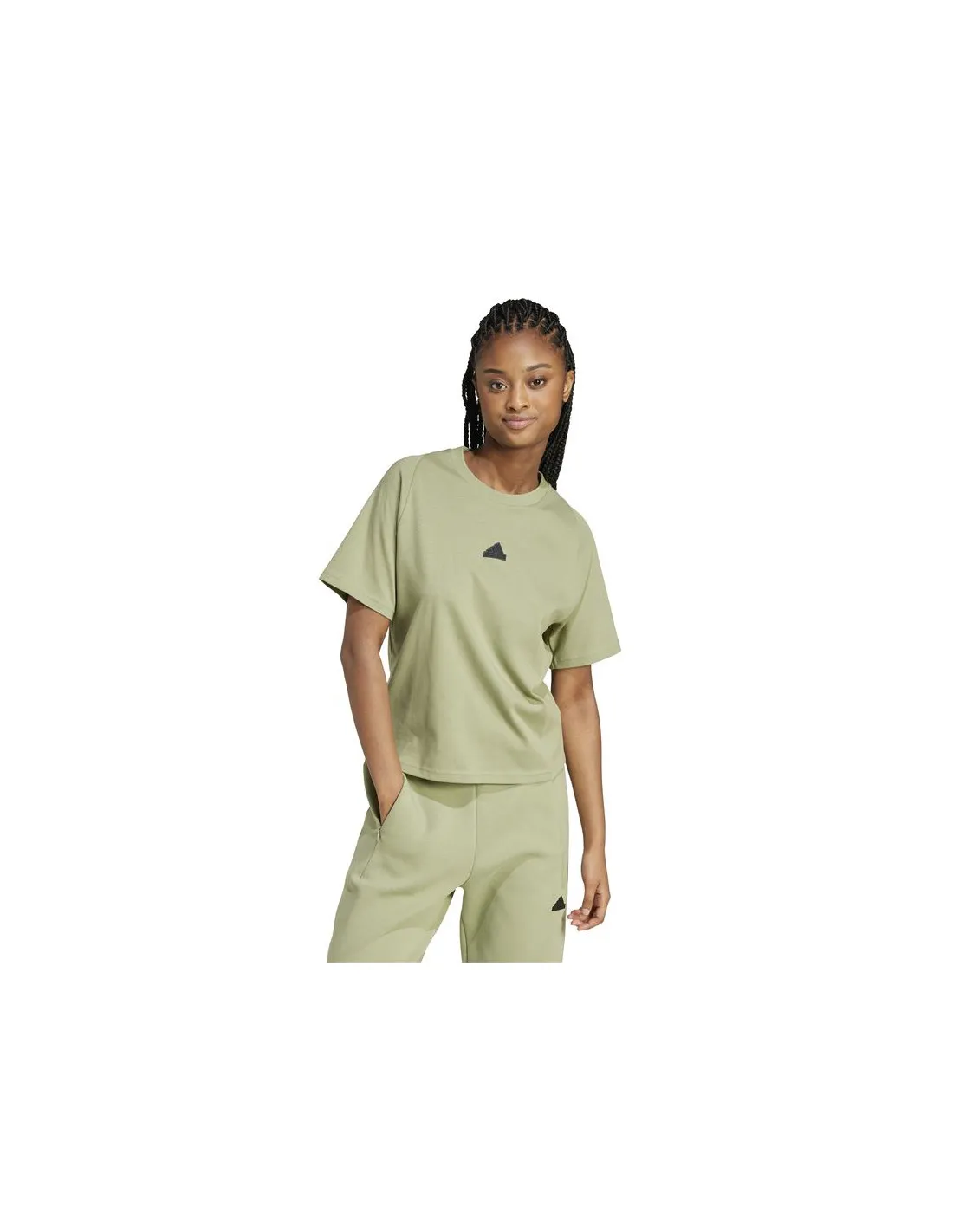 Camiseta adidas Z.N.E. Mujer Verde