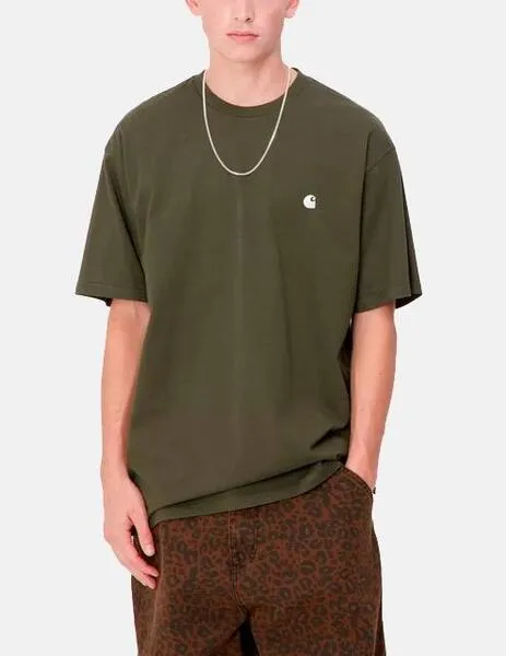 CAMISETA CARHARTT MADISON  OFFICE GREEN / WHITE