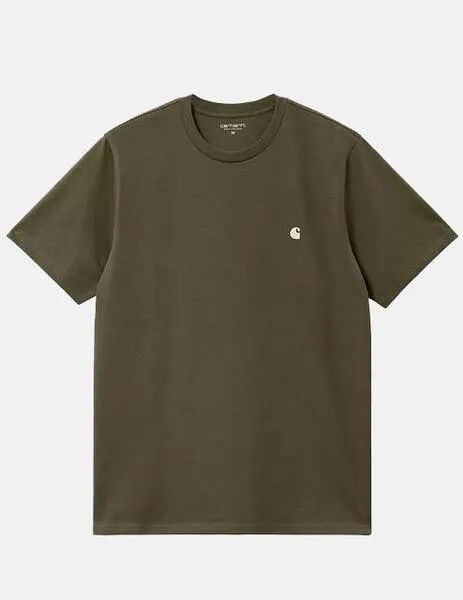 CAMISETA CARHARTT MADISON  OFFICE GREEN / WHITE
