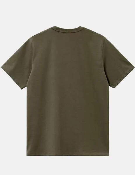 CAMISETA CARHARTT MADISON  OFFICE GREEN / WHITE