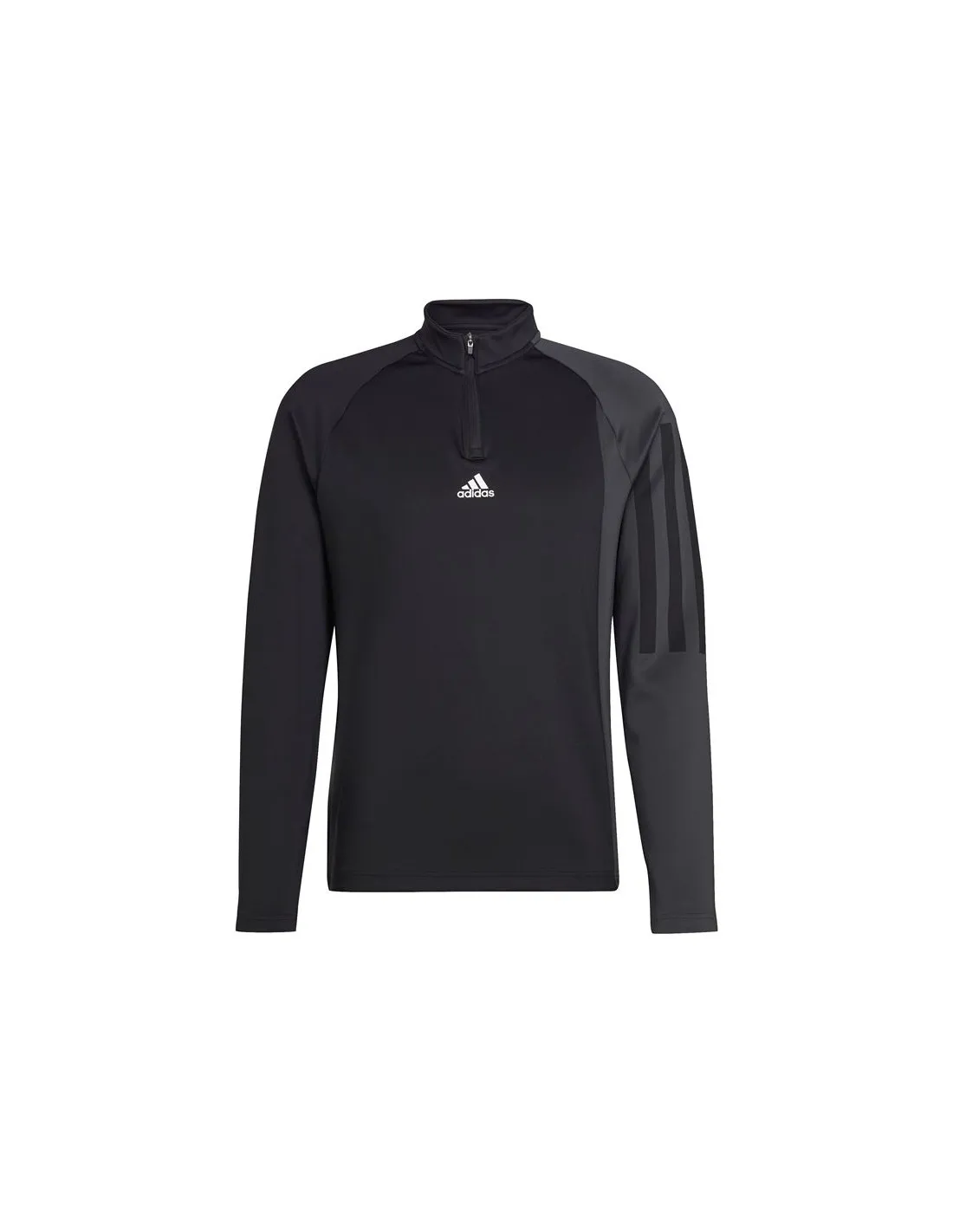 CAMISETA DE FITNESS ADIDAS 1/4ZIP COLOURBLOCK HOMBRE BK