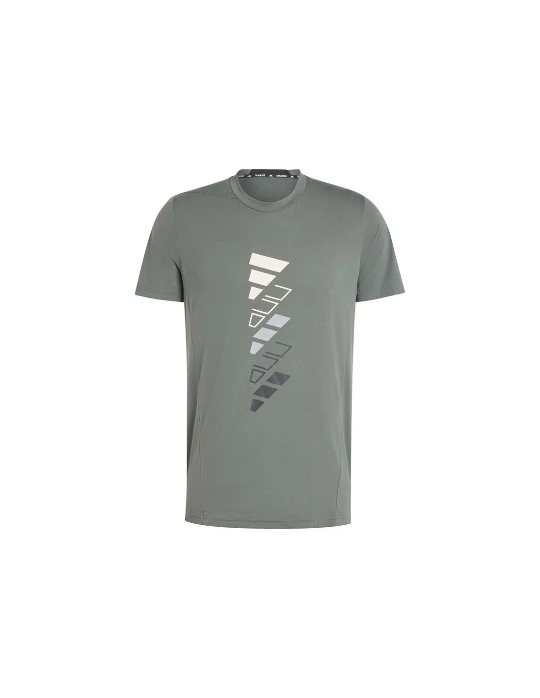 Camiseta de Fitness adidas Aeroready D4T Logo Graphic Hombre Gris