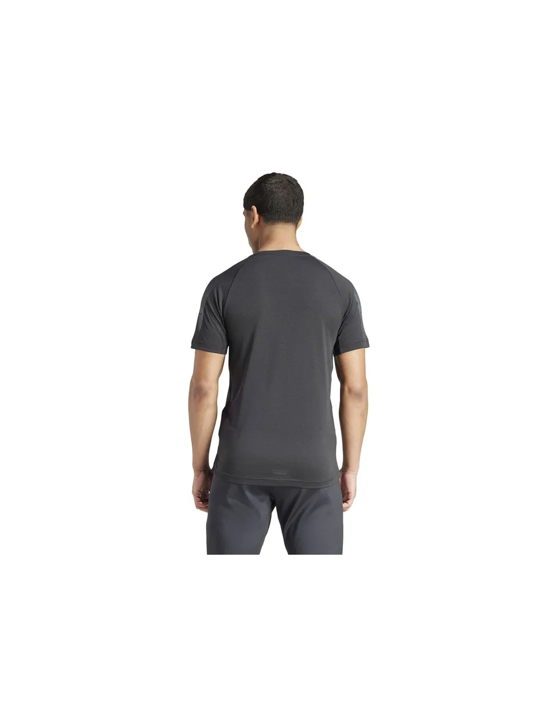 Camiseta de Fitness adidas Gym+ Training Brandlove Hombre Negro
