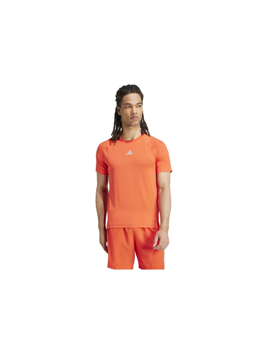 Camiseta de Fitness adidas Gym Training Hombre Rojo