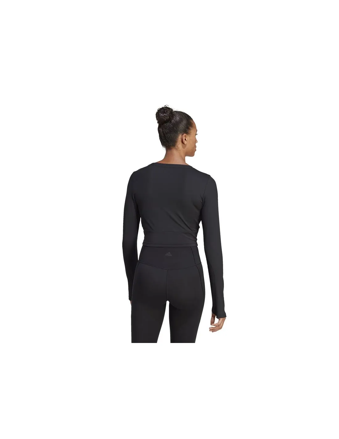 Camiseta de Fitness adidas Studio Negro Mujer